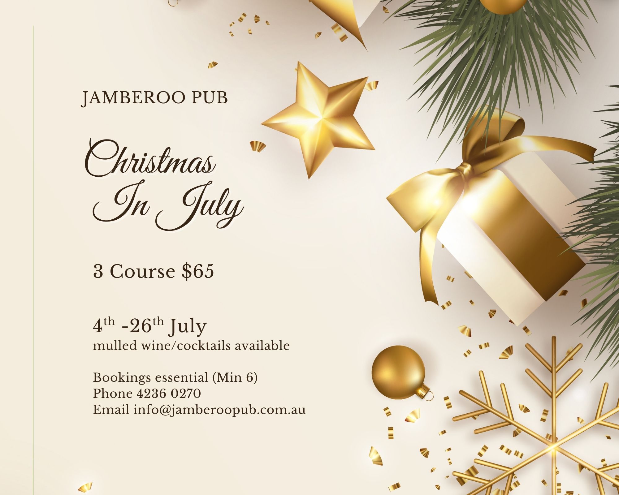 Christmas in July at Jamberoo Pub
