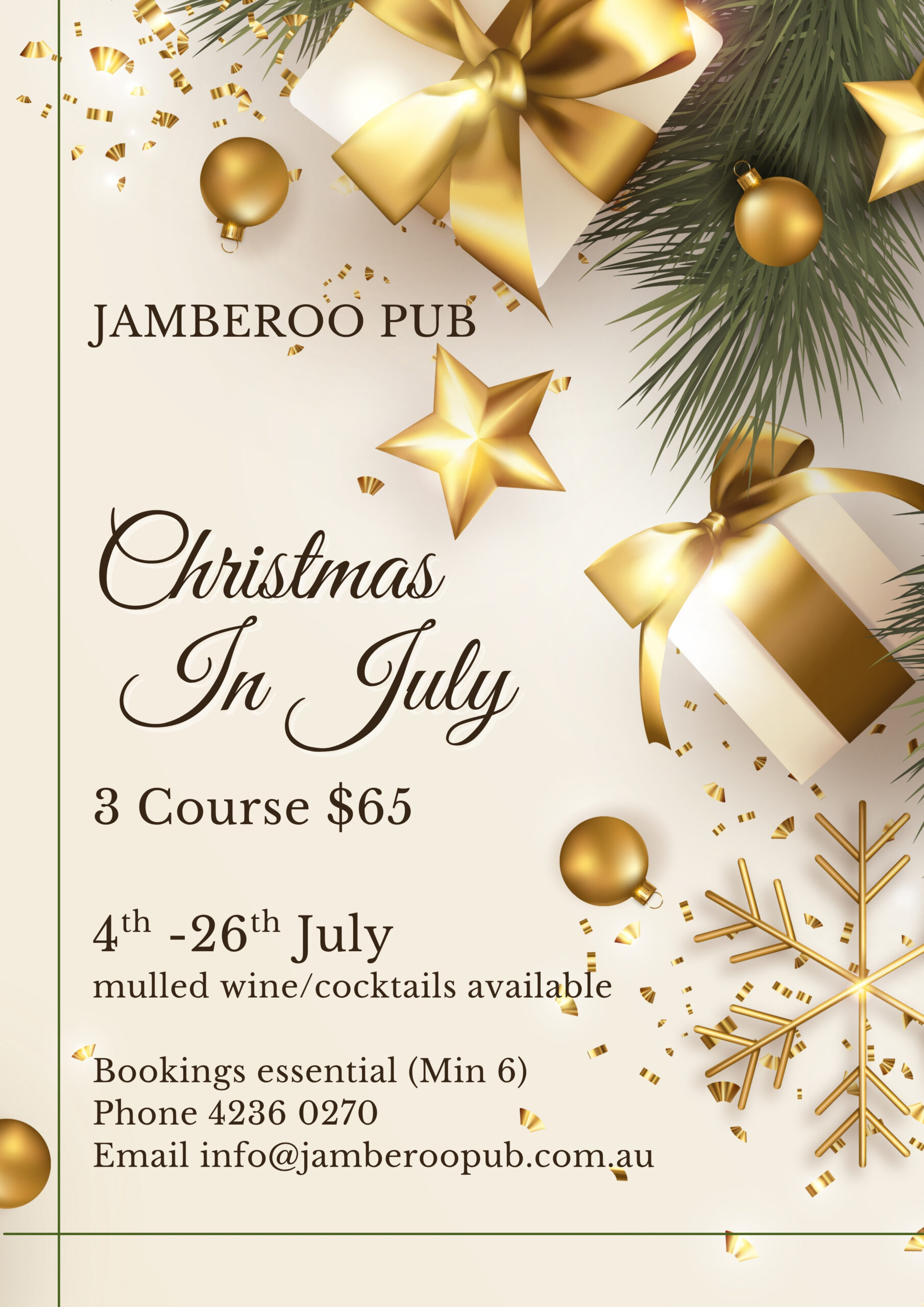 Christmas in July at Jamberoo Pub