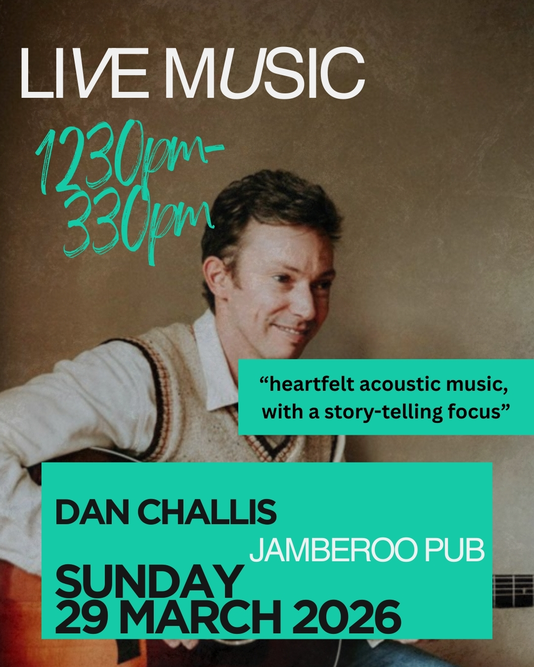 Dan Challis is Live & Free @ Jamberoo Pub