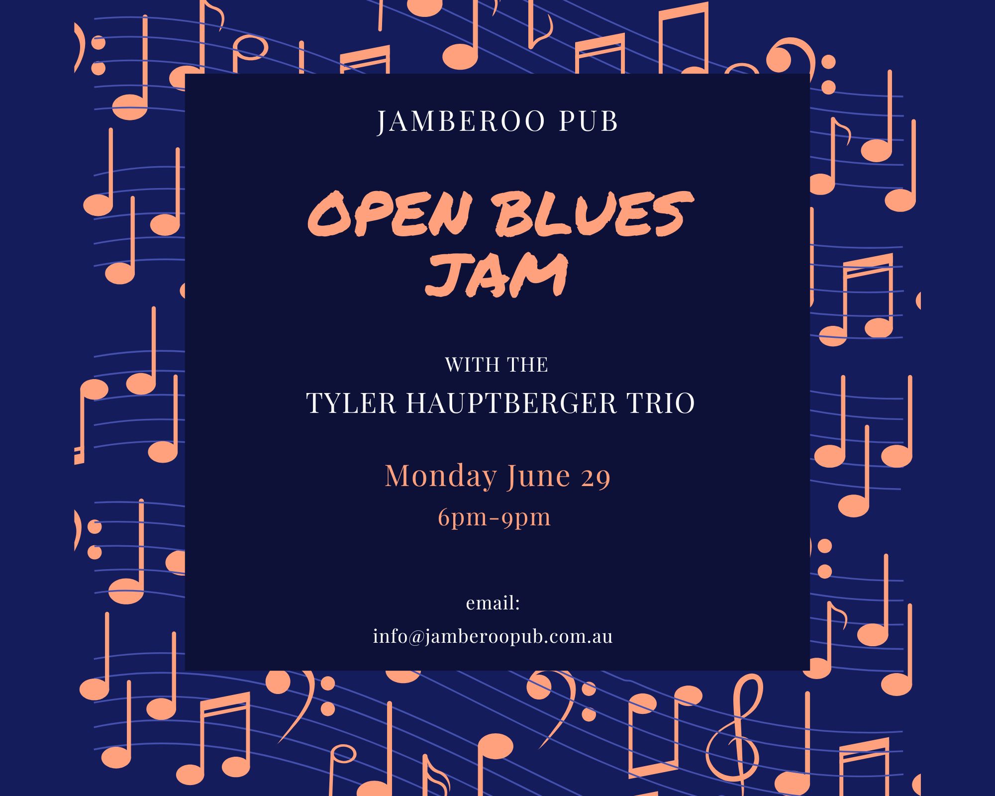 Jamberoo Pub Open Blues Jam Monday 29 June