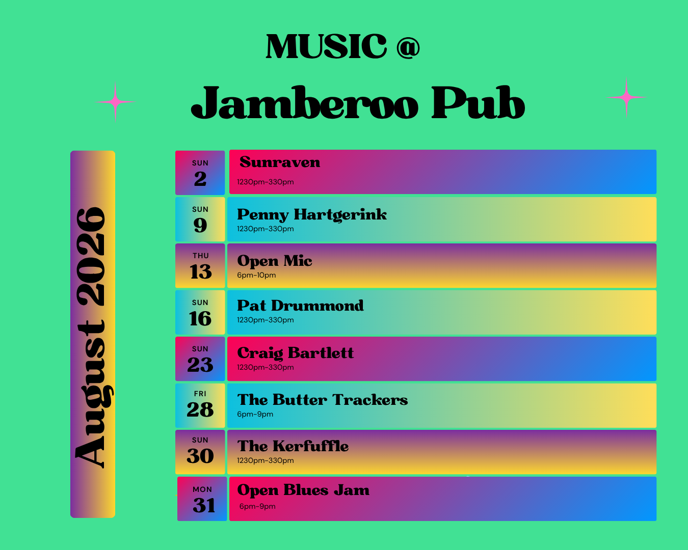 Live Music this month