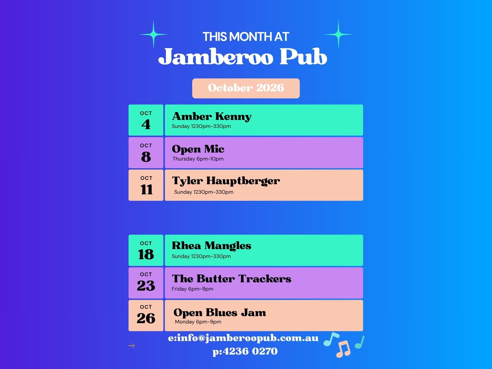 Live Music this month